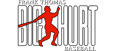 Frank Thomas Big Hurt Baseball logo for Sega Mega Drive
